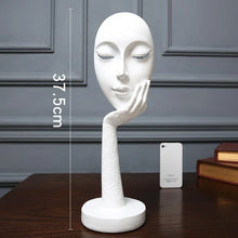 Load image into Gallery viewer, 3D Face Mask Abstract Sculpture Decorative Art
