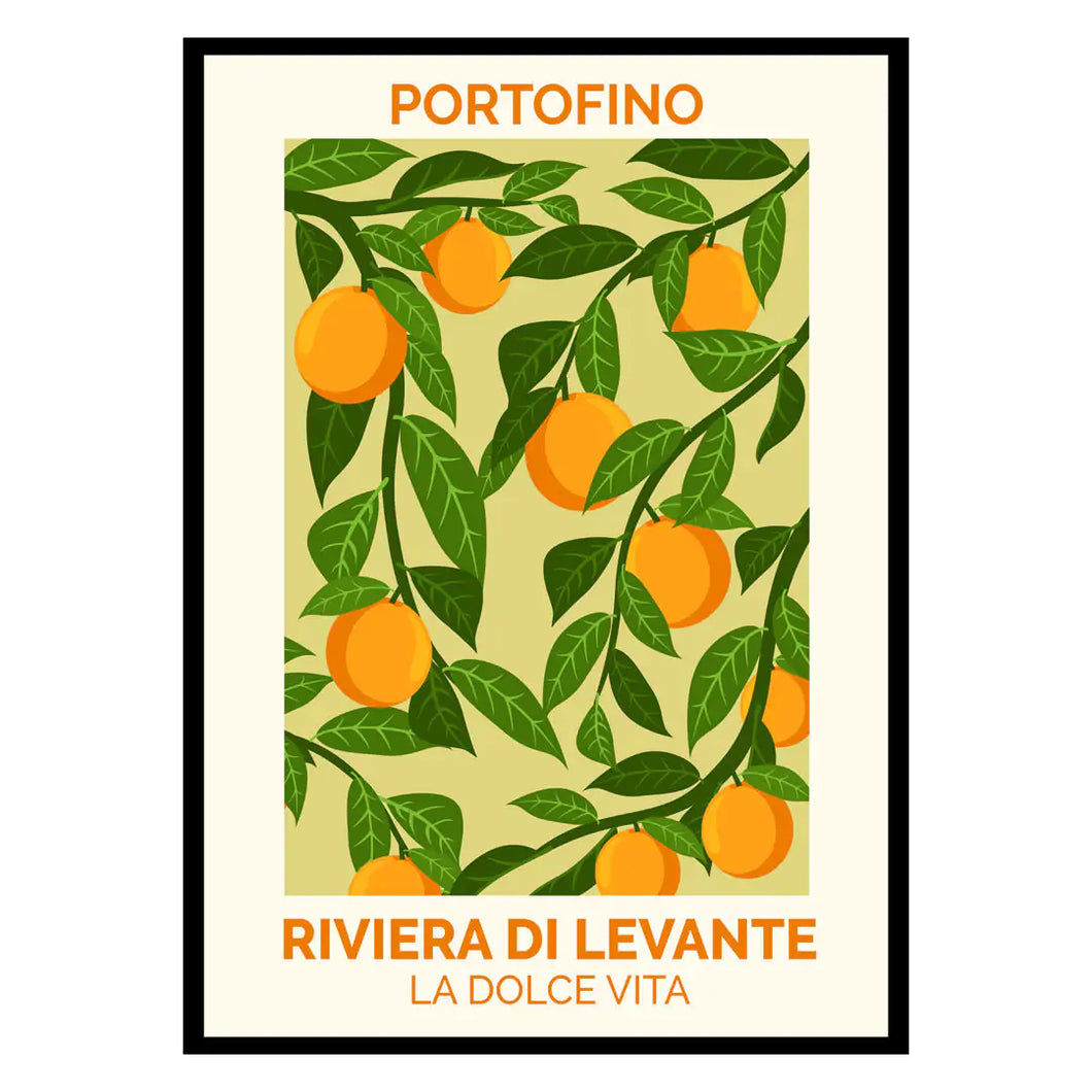 Portofino La Dolce Vita Poster