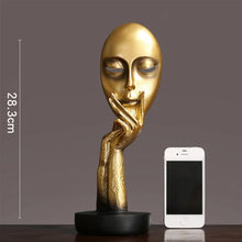 Load image into Gallery viewer, 3D Face Mask Abstract Sculpture Decorative Art
