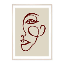 Load image into Gallery viewer, Modern Abstract Line Art Canvas Print
