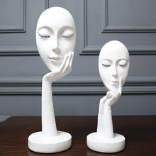 Load image into Gallery viewer, 3D Face Mask Abstract Sculpture Decorative Art
